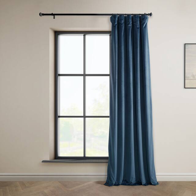 Exclusive Fabrics Heritage Plush Velvet Curtain (1 Panel)