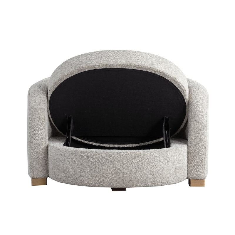Studio Living Myers Large Accent Chair in Boucle Fabric