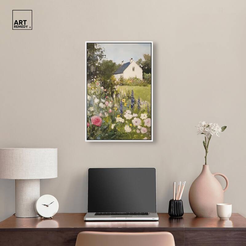 Floral Farmhouse II Canvas by Art Remedy