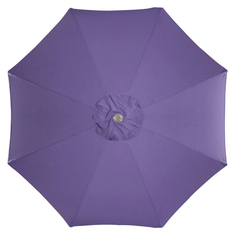 9ft Outdoor Patio Market Umbrella with Hand Crank and Tilt