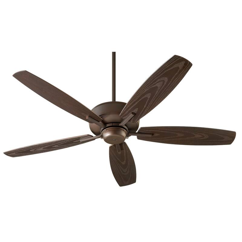 Quorum International Breeze Patio 52" 5 Blade Indoor / Outdoor Ceiling - Oiled Bronze