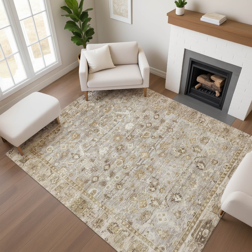 Premium Washable Super Soft Vintage Traditional Mayfield Rug
