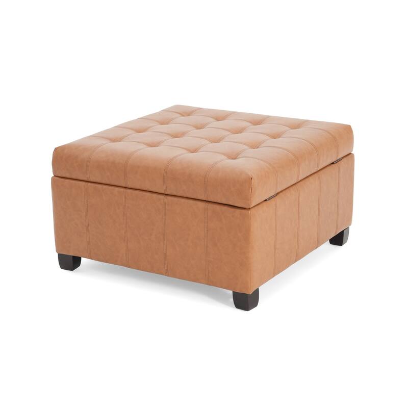 Modern Storage Ottoman, PU