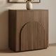 preview thumbnail 5 of 49, Spruce & Spring Modern Sideboard Buffet Cabinet with Wave Design