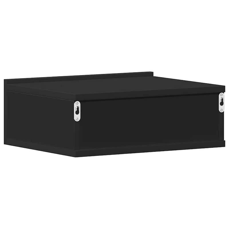 vidaXL Floating Nightstands Wall Mounted Bedside Furniture Engineered Wood