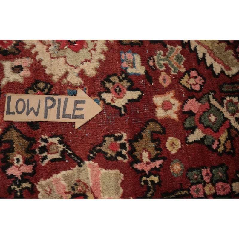 Hand Knotted Oriental 100% Wool Carpet Traditional Floral Oranges & Rust Mahal Area Rug - 12' 0'' X 10' 3''