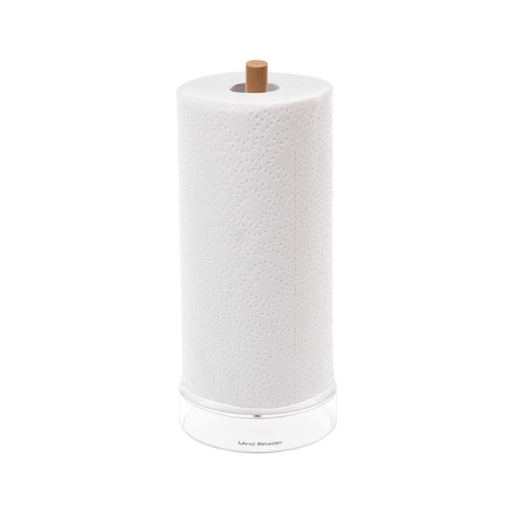 Akicon Paper Towel Holder Roll Dispenser Stand for Kitchen Countertop and  Dining Room Table in the Paper Towel Holders department at