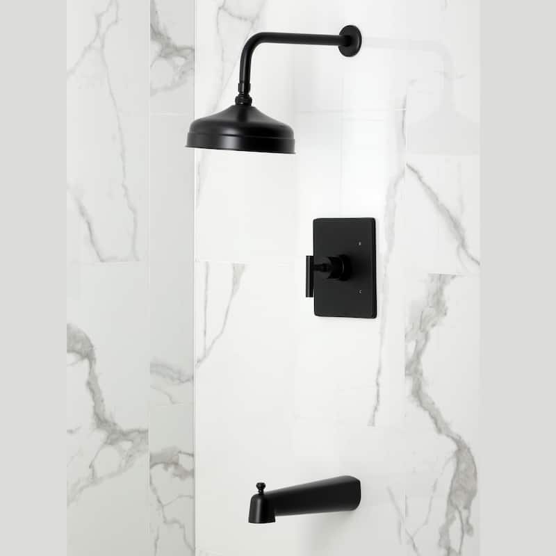 Kingston Brass Manhattan Single-Handle Pressure Balanced Tub and Shower Faucet