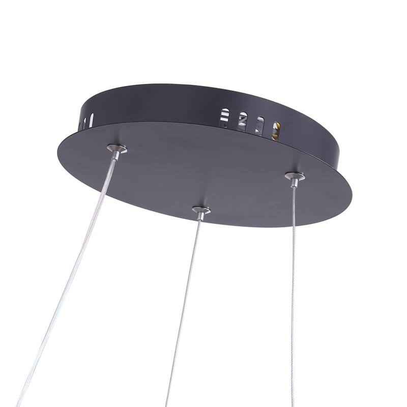 Modern 1-Light Wavy Line Design LED Pendant Lighting Fixture