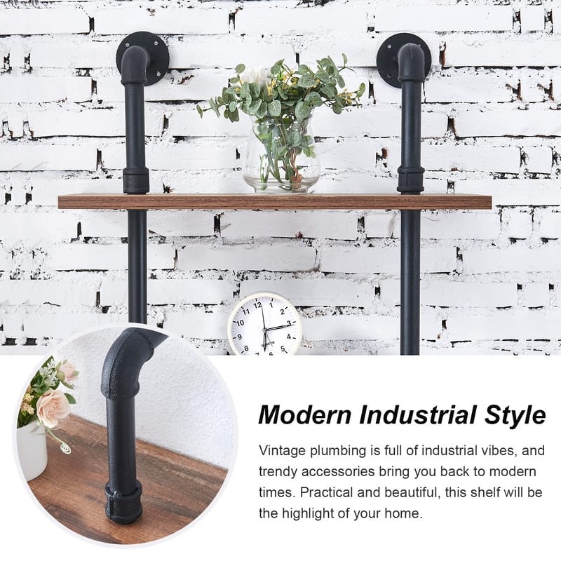 Industrial Pipe Bookshelf