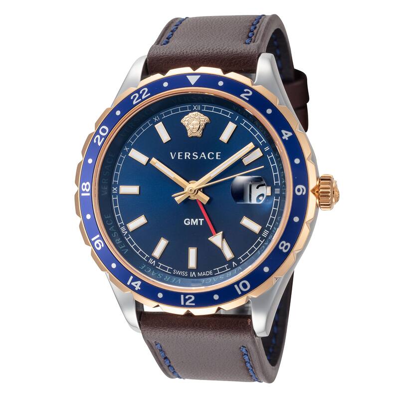 Versace Men's Hellenyium 42mm Quartz Watch - N/A