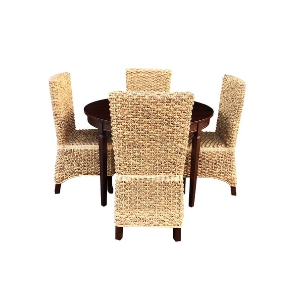 slide 2 of 5, Capital Round Dining 5pc Set w/ Seagrass Chairs