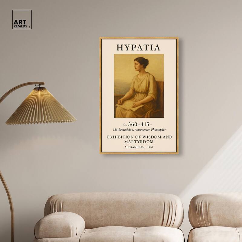Early Female Scientist Canvas by Art Remedy
