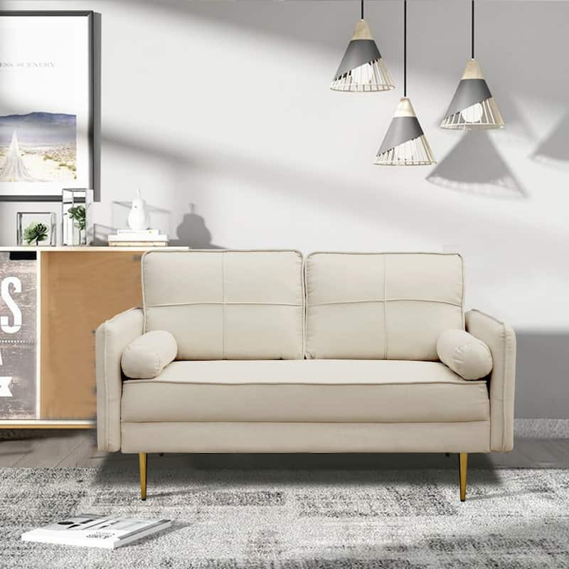 Round Arm Loveseat