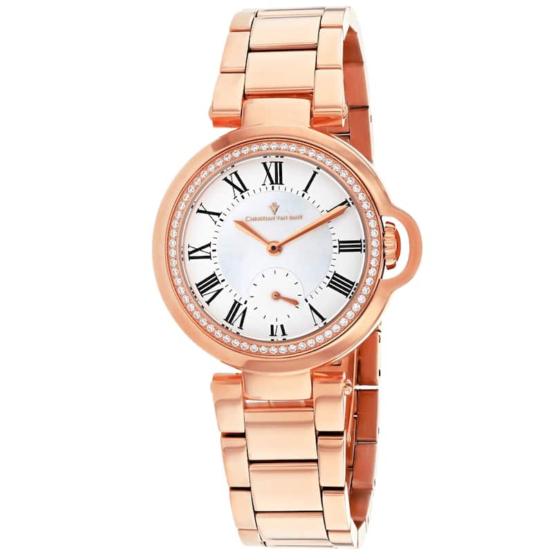 Christian Van Sant Women's Cybele White mother of pearl Dial Watch - CV0232 - White mother of pearl - 6 (36)