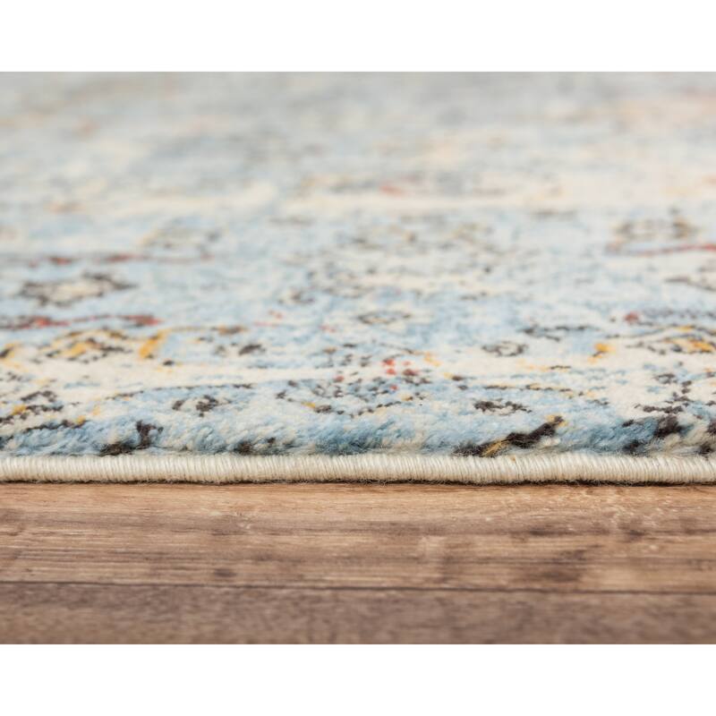 Alora Decor Infinity Floral Scroll Wool Rug