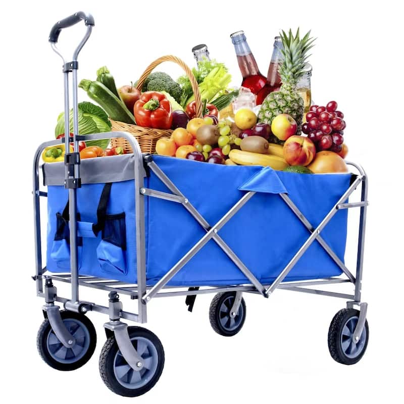 Beach Trolley Cart Camping Folding Wagon