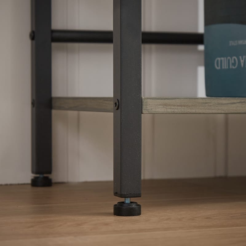 Industrial Retro Wooden 5-shelf Bookshelves