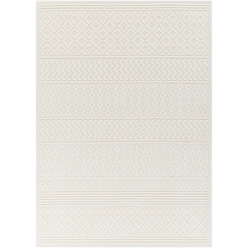 Livabliss Lyna Country Diamond Washable Area Rug