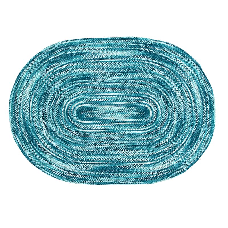 Ombre Soft Chenille Braided Rugs