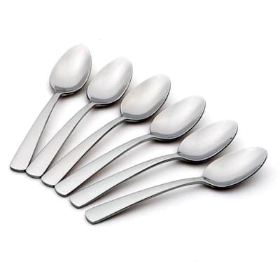 Aptitude Everyday Flatware Teaspoons, Set Of 6