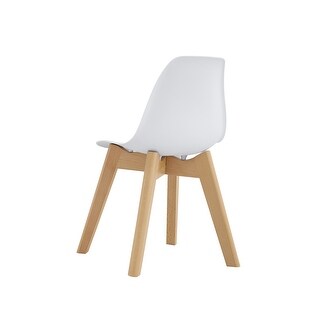 Set of 2 Modern Kids Chair with Wood Legs