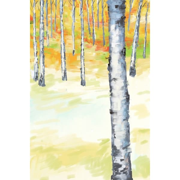 Shop Abstract Trees 8 Oil Painting Lantern Press Artwork Art