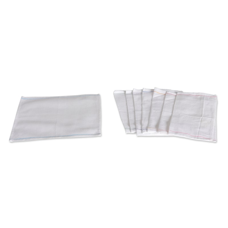 Novica Handmade Rainbow Flavors Mini Cotton Dish Towels (Set Of 8)