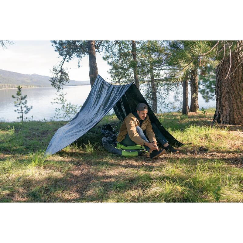 Stansport Medium-Duty Rip-Stop Tarp 10' x 12' - Dark Green - 2 Pack