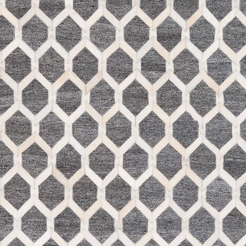 Hand-Crafted Esplanade Viscose & Hair-on-hide Area Rug