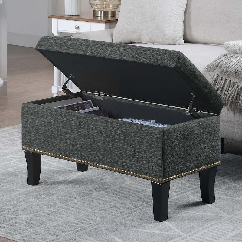 Convenience Concepts Designs4Comfort Winslow Storage Ottoman Bench