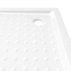 preview thumbnail 23 of 33, vidaXL Shower Base Tray with Dots White ABS