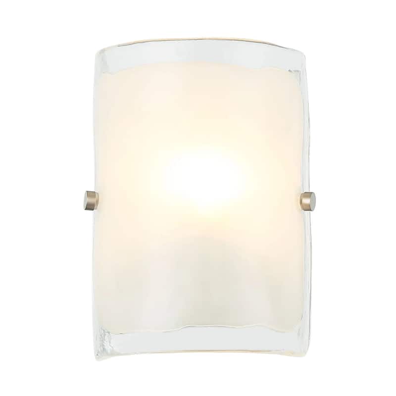 Fairchild 1-Light Flush Wall Sconce w/ Black/Nickel/Brass Hardware