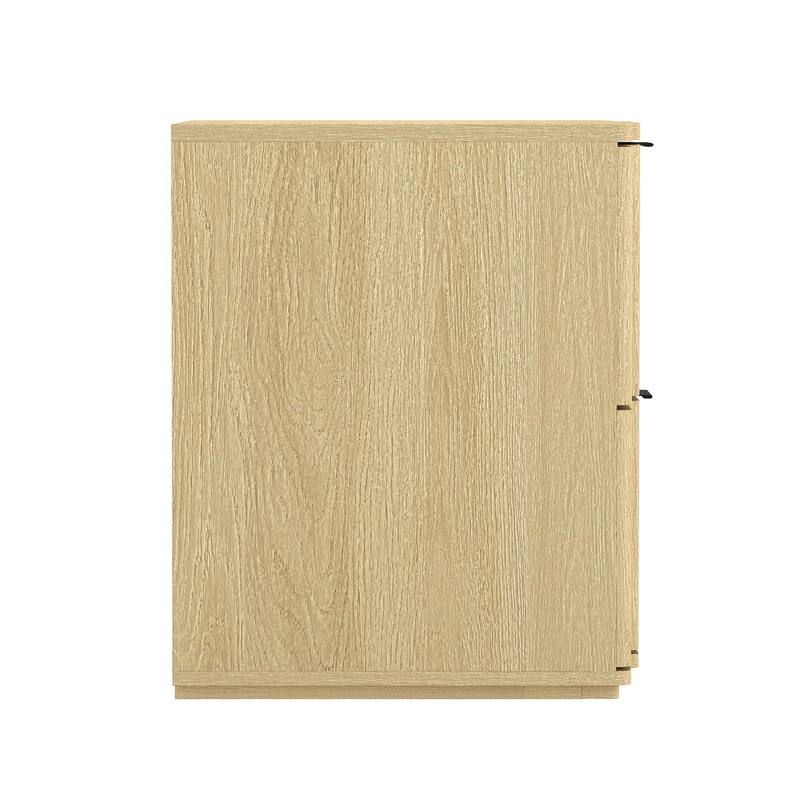 Manhattan Comfort Clive 22 Inch 2 Drawer Nightstand