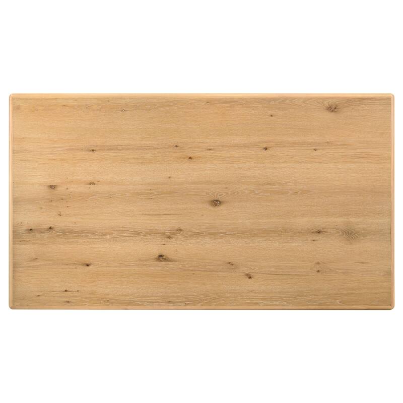 Duncan 71-inch Rectangular Wood Dining Room Table Washed Oak - 70.75" x 39.25" x 30"