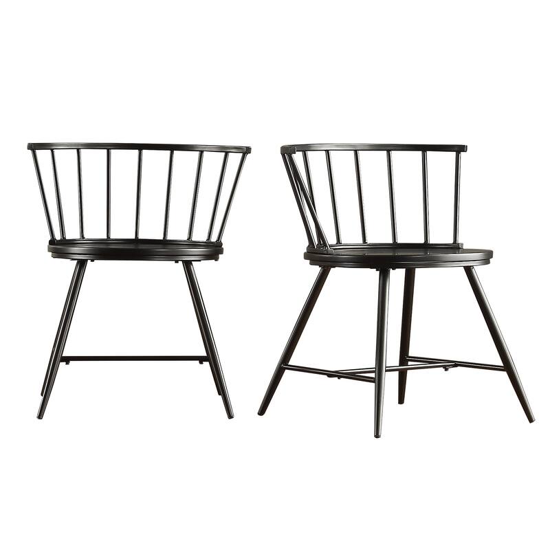 Mabel 42-inch Iron and Wood Round Dining Table or Dining Set by iNSPIRE Q Modern
