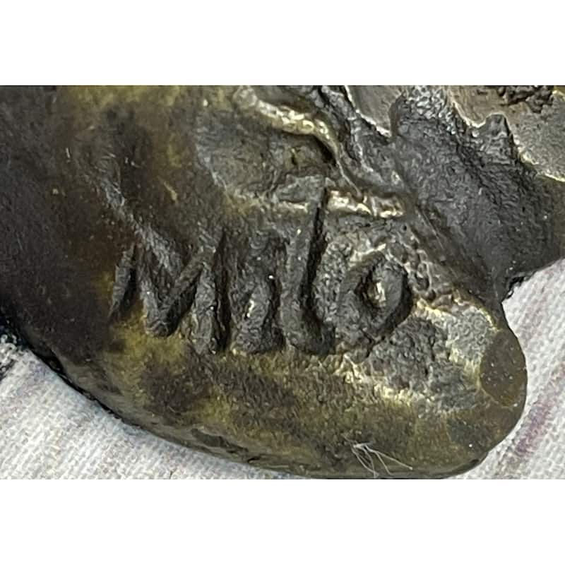 Dromedary Or Bactrian Camel Bronze Figurine Figure Statue Sculpture Original Milo 8.5 Inches X 12 Inches