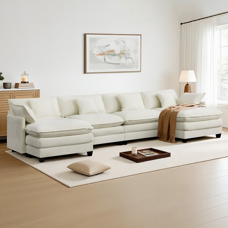 Spruce & Spring Modular Cloud Sectional Sofa for Living Room