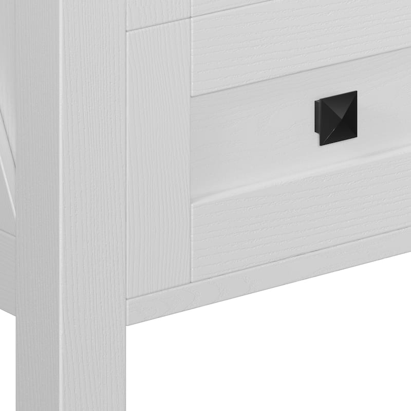 Moasis 30 Inch Farmhouse Bathroom Vanity with Sink and Barn Door Storage for Small Spaces