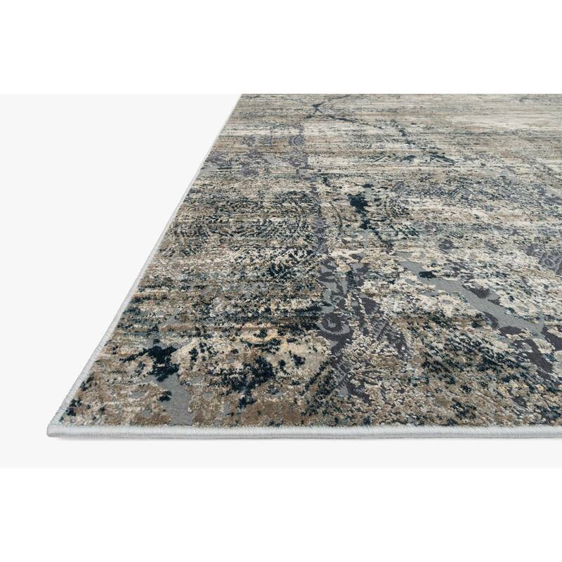 Alexander Home Vintage Glam Modern Distressed Area Rug