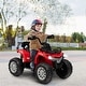 preview thumbnail 11 of 27, 12V Kids Ride On 4 Wheeler with MP3 Music and USB Function - 39" x 24" x 29"(L x W x H)
