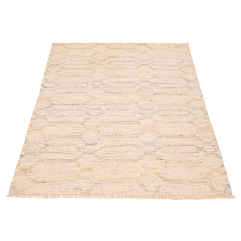 Ankara FW Ivory Kilim 5'2" x 7'4" - 5'2 x 7'4