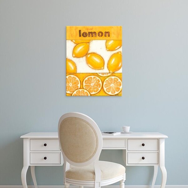 Easy Art Prints Norman Wyatt's 'Lemon' Premium Canvas Art