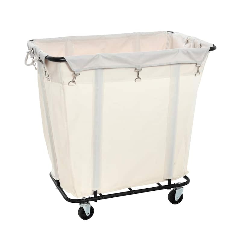 Household Essentials Laundry Cart - White