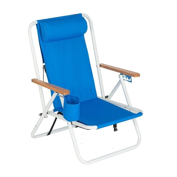 beach chair with headrest