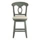 preview thumbnail 69 of 79, Eleanor Napoleon Back Wood Swivel Chair by iNSPIRE Q Classic