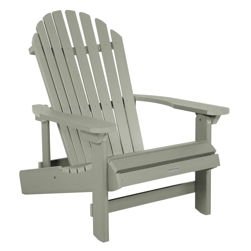 HIGHWOOD King-Size Folding and Reclining Adirondack Chair - Eucalyptus