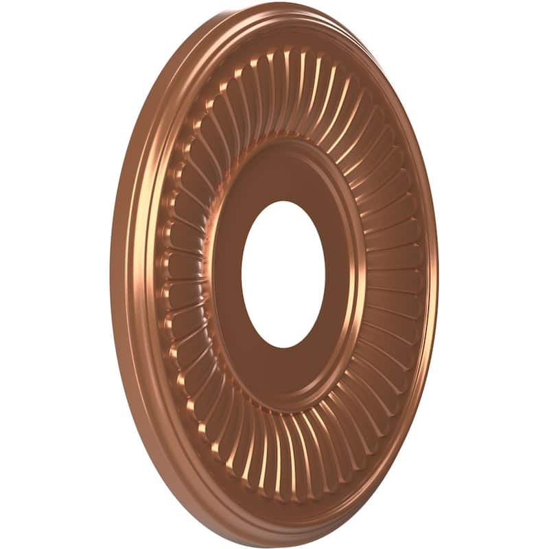3 1/2" Inside Diameter - Berkshire Thermoformed PVC Ceiling Medallion