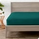 preview thumbnail 16 of 47, Deep Pocket Soft Microfiber Fitted Sheet Wrinkle Resistant - Twin, Queen, King, XL & More King - Emerald