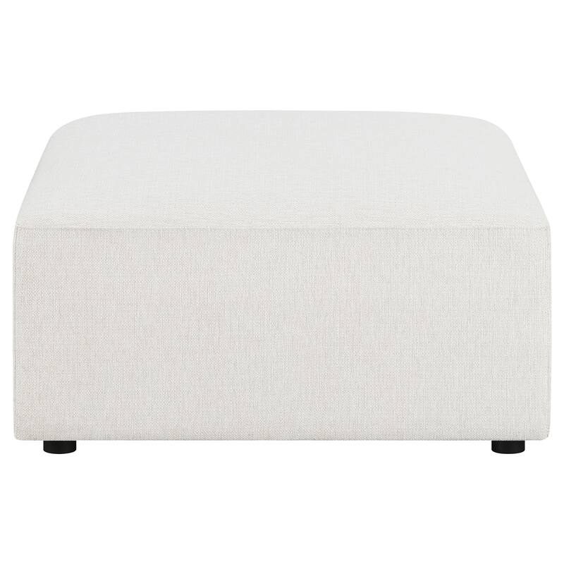 Marlowe Pearl Upholstered Square Ottoman